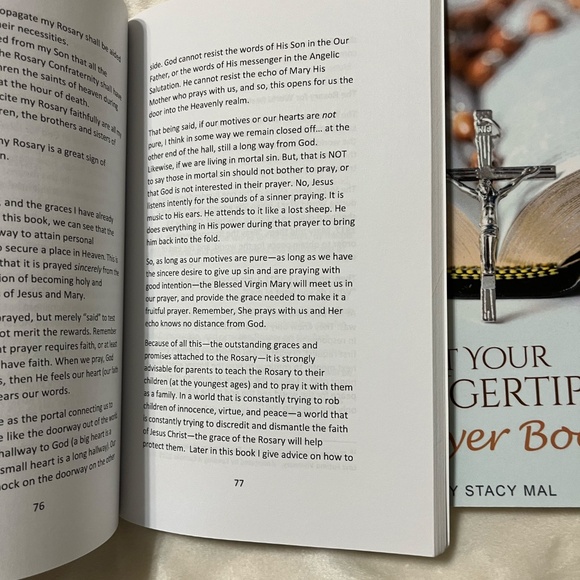 At your fingertips prayer book, answering questions of the rosary, auto rosary - Picture 5 of 5